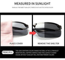 Day and night dual-use polarized color-changing glasses driving sunglasses men's glasses driver fishing sunglasses night vision driving 3043